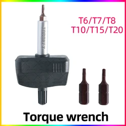 Chave de torque t6 t7 t8 t10 t15 t20 click wrenchs fresadora torno máquina de gravura ferramenta de torneamento ferramenta chato multi-purpose