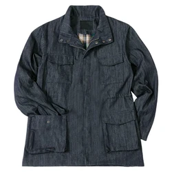 Men's M65 Field Denim Jacket Military Style Workwear