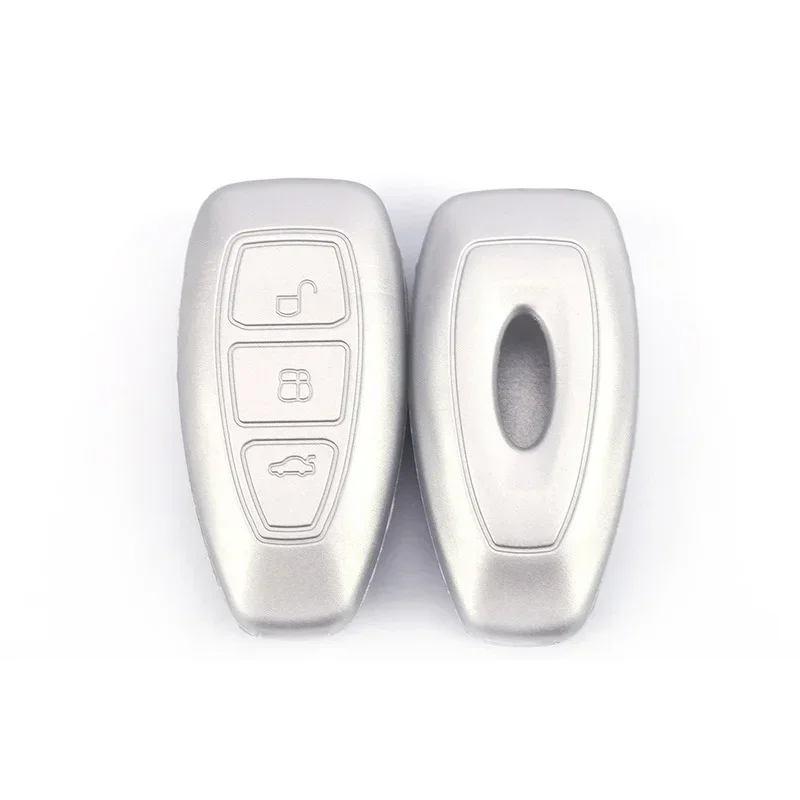 Silicone Car Key Case Cover For Ford Mondeo Focus Fiesta Kuga C-Max S-Max MK3 Replacement Auto 3 Buttons Key Protector