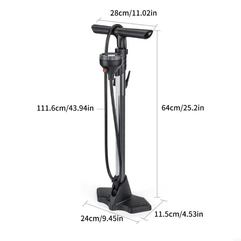 

83CA Алюминиевые сплавы велосипедные насосы универсалиля высокие давления велосипеды воздушные насосы для эффективной инфляции