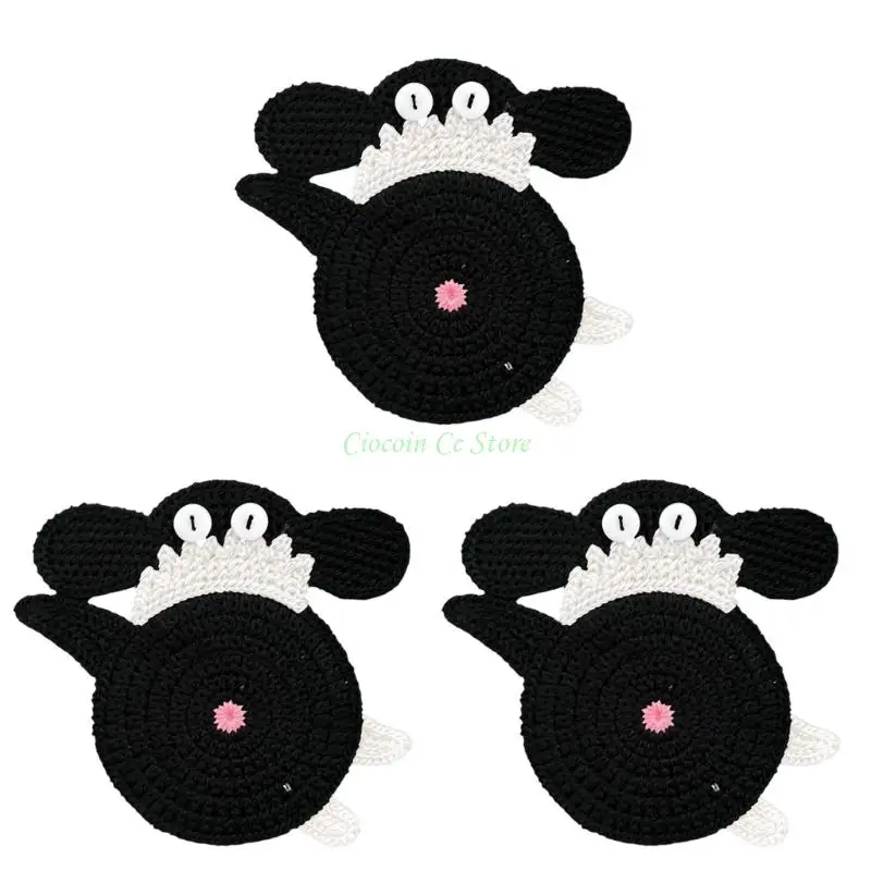 X90F 3Pcs Entertaining Creature Mats Easy To Maintain Discussion Topic