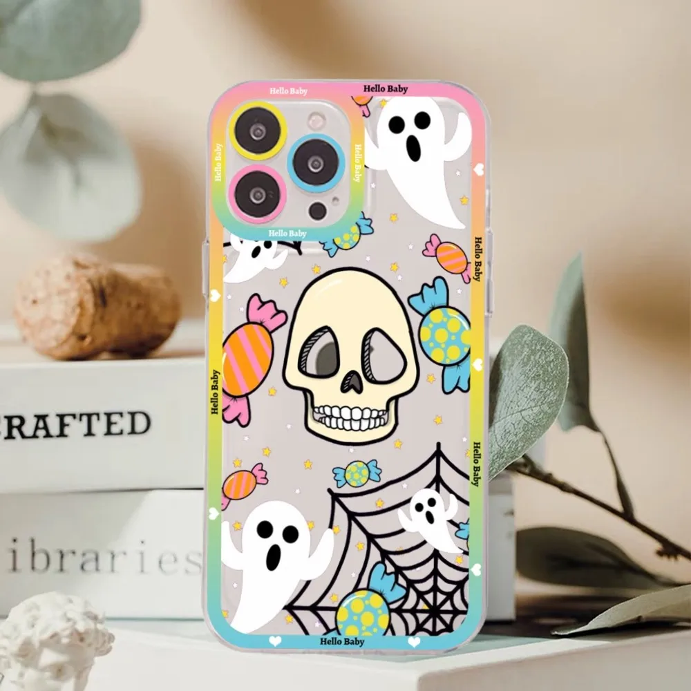 Halloween Mousepad For Redmi 7 8 9 A For Redmi Note 5 7 8 9 10 11 Pro Max 4G 5G Funfas