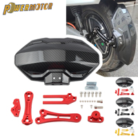 Motorcycle Adjustable Rear Wheel Fender Imitation Carbon Fiber Mudguard Extender Parts Superbike Motocross Modified Accessories