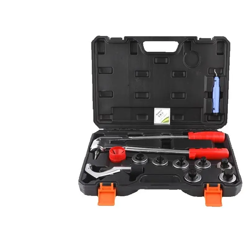 

ZUKE CT-100A для расширителя труб 3/8 "~ 1-1/8", набор инструментов для развальцовки, ручное устройство расширения труб для инструментов для развальцовки медных труб