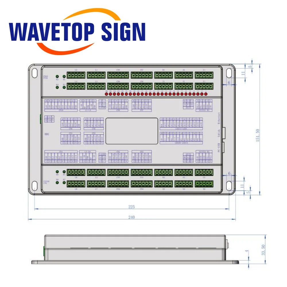 

Рабочий стол SignkoRay 2D 500x135x35 мм с крепежными винтами M6 для лазерного маркировочного станка XY Mold