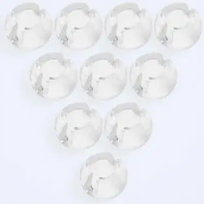 

12Pcs Bead Chain Stop Transparent Fixer for Blinds and Curtains Adjustable Length Replacement Beads Chain Stops Accessories