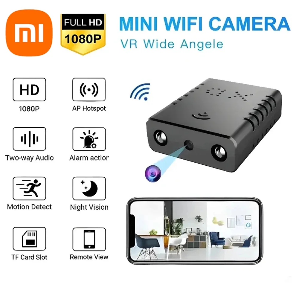 Xiaomi 1080p hd wifi kamera mini drahtloser camcorder home security bewegungs erkennung nachtsicht kamera hd recorder wasserdicht