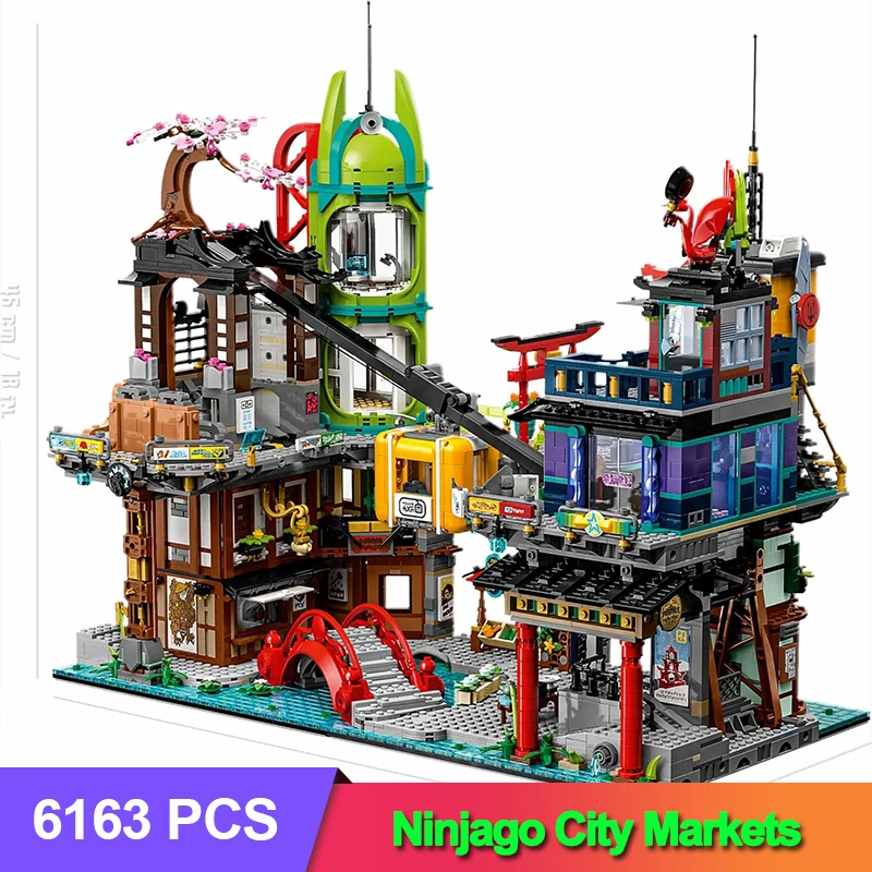 

Street View City Markets Model Building Blocks 71799 Bricks Assembly Household Desk Decoration Kids Toys For Gifts