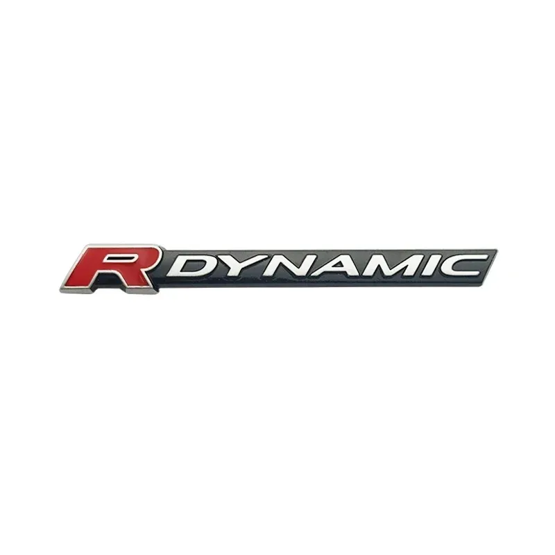 3D Metal R DYNAMIC Logo Fender Door Emblem Badge Sticker For Land Range Rover Evoque VELAR Sport Defender Discovery Accessories