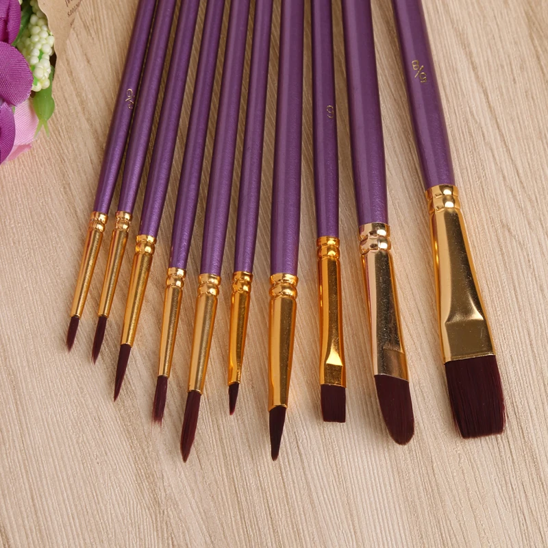 Pincel acuarela 10 unids/set niños adultos uso Camping para viajes libre