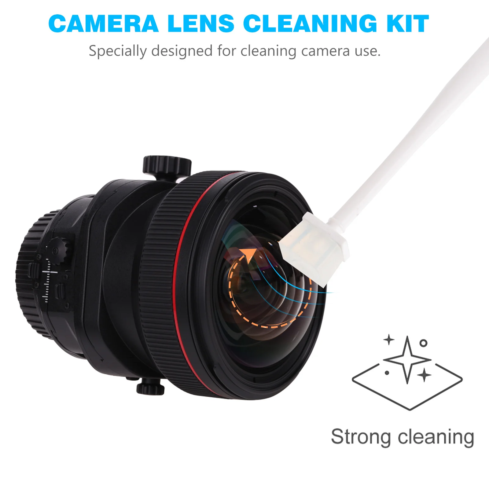 

Camera Sensor Cleaning Stick Removes Dust Debris Gently Compact Design for on-The-Go Use with Reusable for Sensor