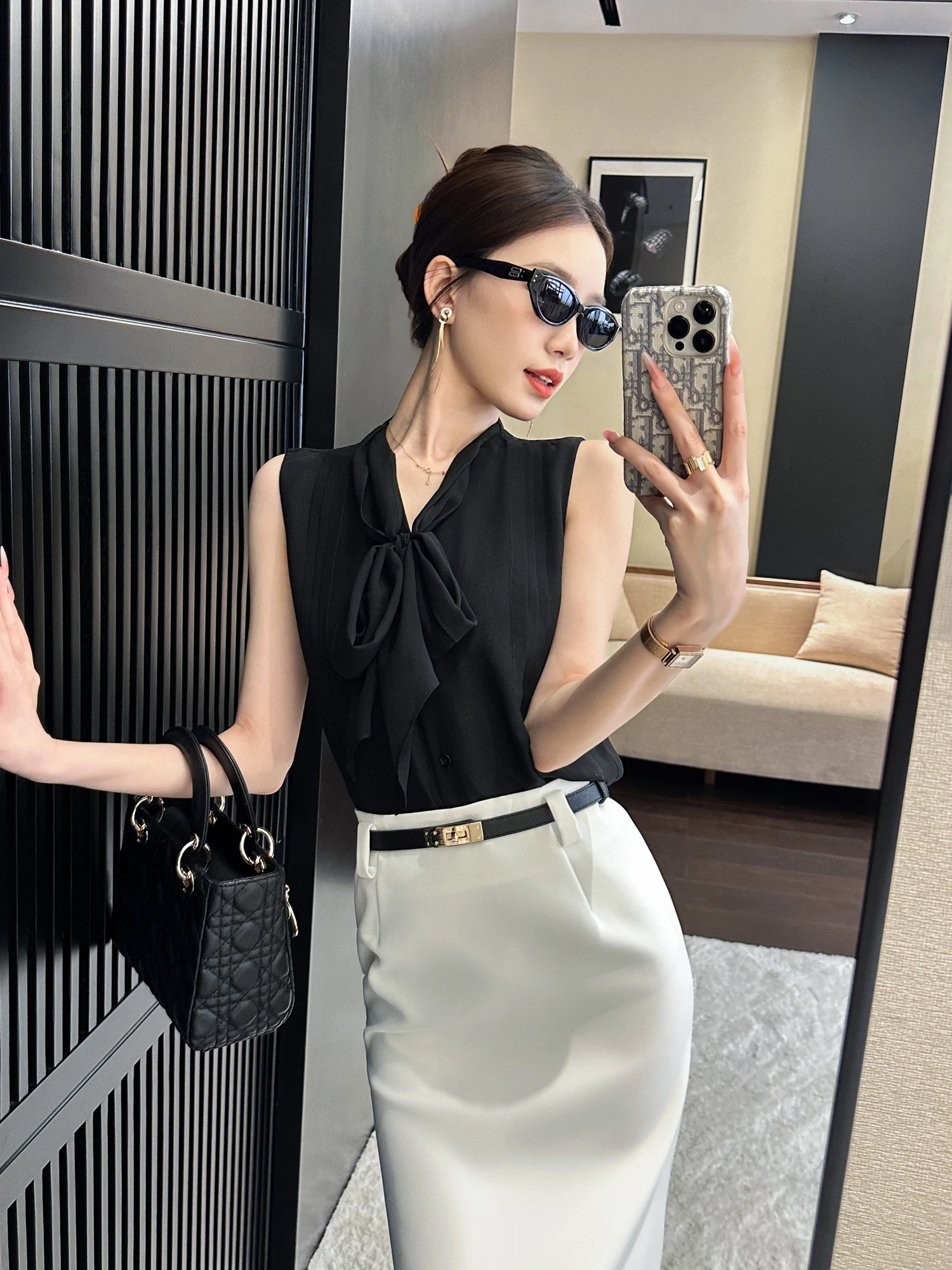 

Ele Bla irt for Women Summer Commute Sle Breathable Skin-Friendly V-Ne Svel Slim Fit Ladies' Faion