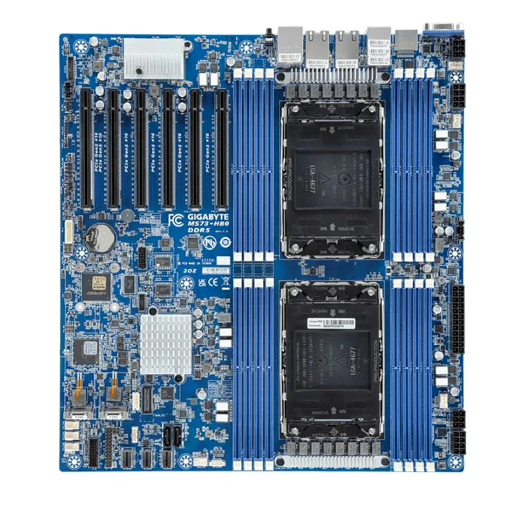 MS73-HB0 (Rev. 1.x/3.x) Motherboard - 5th/4th Gen Xeon Scalable E-ATX DP 10Gb/s Ethernet Controller