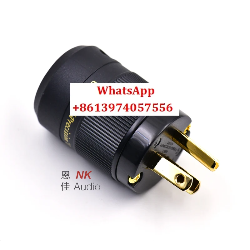 

ONIX single crystal copper power supply IEC power plug tail frozen treatment silver plating+gold plating