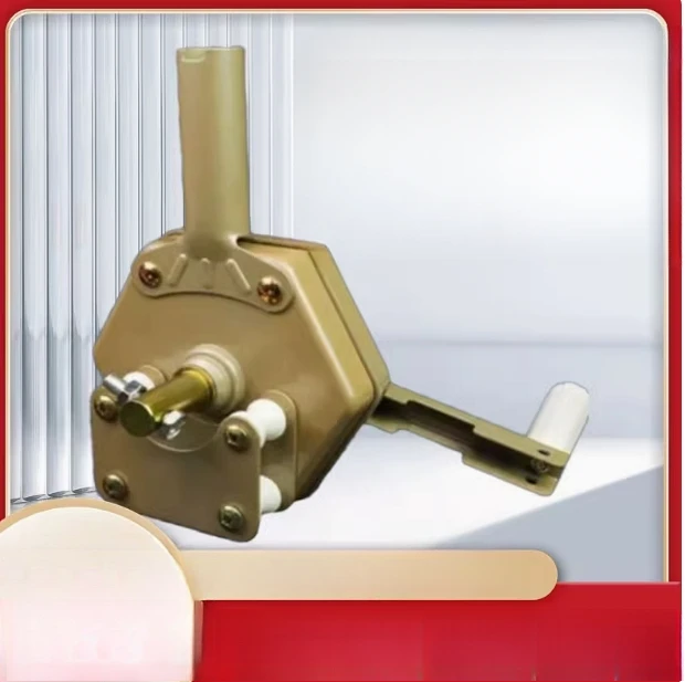 جهاز دوار يدوي أداة رفع غشاء الدفيئة شبكة تظليل طبقة جانبية زراعية لف أسطوانة أعمى