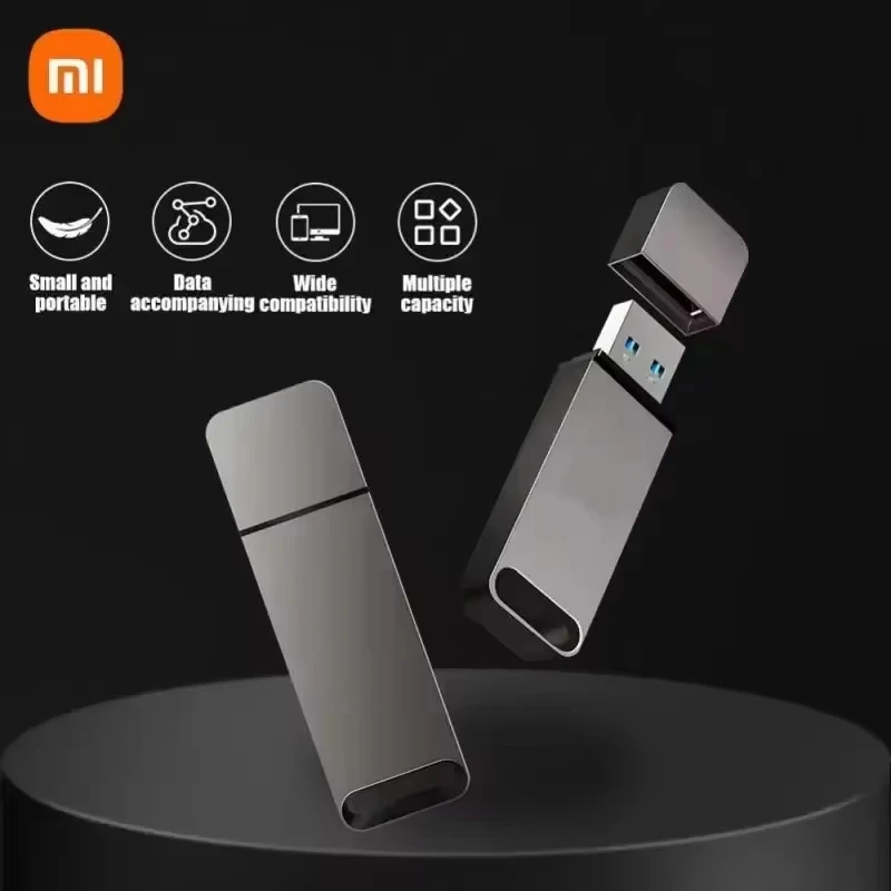 Xiaomi MIJIA Оригинальный USB 16 ТБ 8 ТБ OTG Металлический 3,2 Ручка-накопитель типа C Высокоскоростной портативный флэш-накопитель Водонепроницаемый