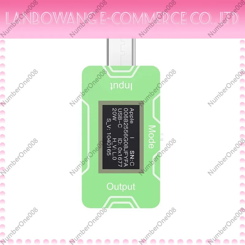 For JC CT02 PD QC Fast Charger Detector Tester Trigger Current Voltage Power Test Chinese English Switch