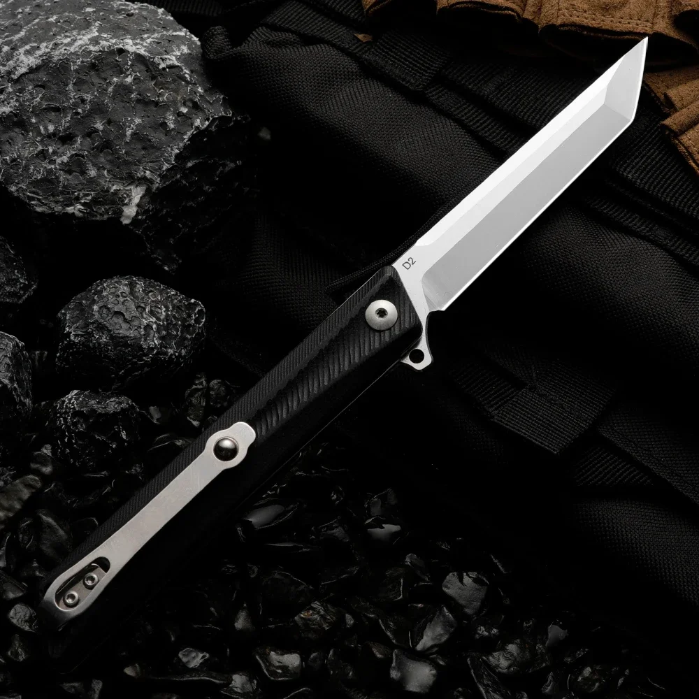 Coltello pieghevole multifunzionale di alta qualità: coltello da sopravvivenza per campeggio all'aperto, caccia e situazioni di emergenza, regalo da uomo