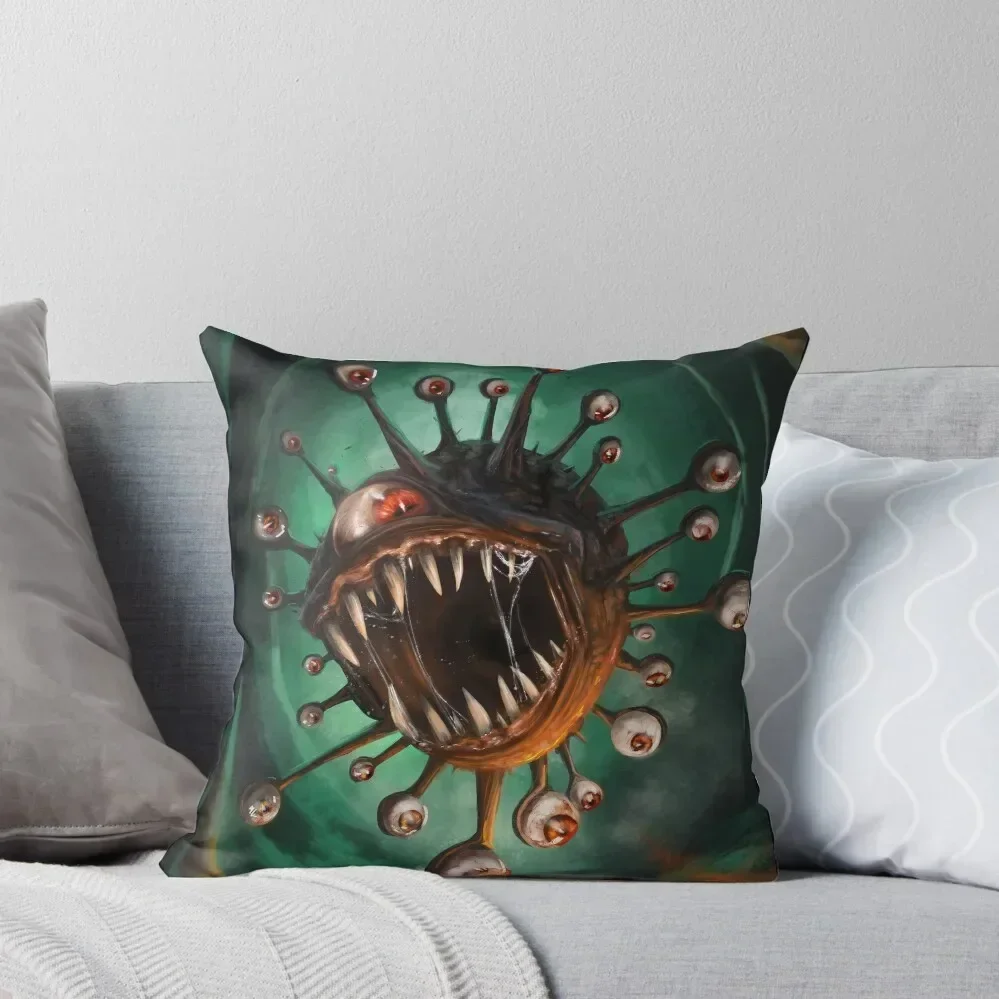 

BEHOLDER D&D T_Shirt Throw Pillow Cushions For Children Luxury Room Decorative Cushions Luxury Cushion Cover anime girl pillow