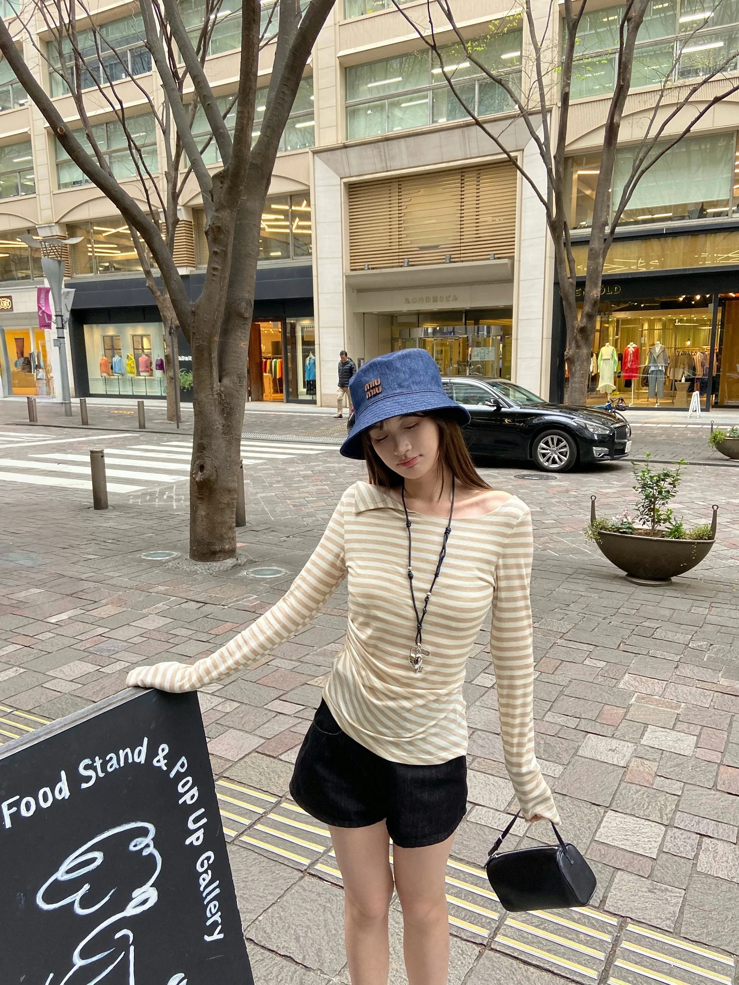 

CUTEioi женская длинная футболка све, шелковая шерстяная смесь, асимметричный откидной воротник, полосатая цветная блузка, весеннее новое поступление