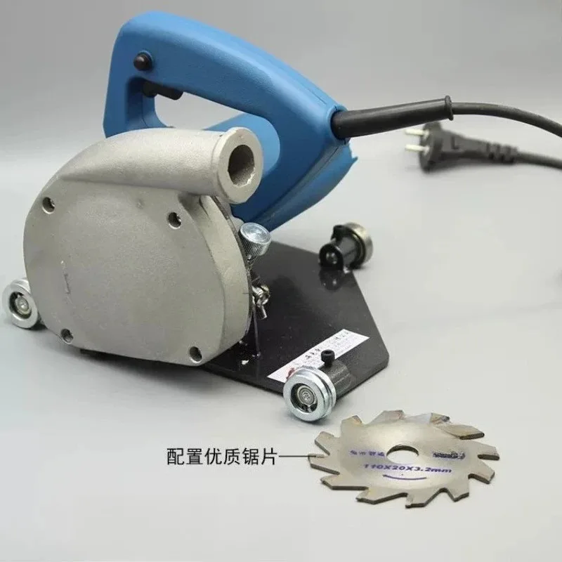 Powerful 1200W PVC Floor Groover 13000RPM, High-Speed Slotting Machine for Plastic Soft Floor and Channel Cutting