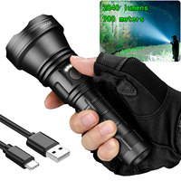 YEMAO 98KPro High Power Flashlight 2840LM 21700 battery Rechargeable LED Lantern 6 Modes W/Memory 900m Range tactical Flash lamp