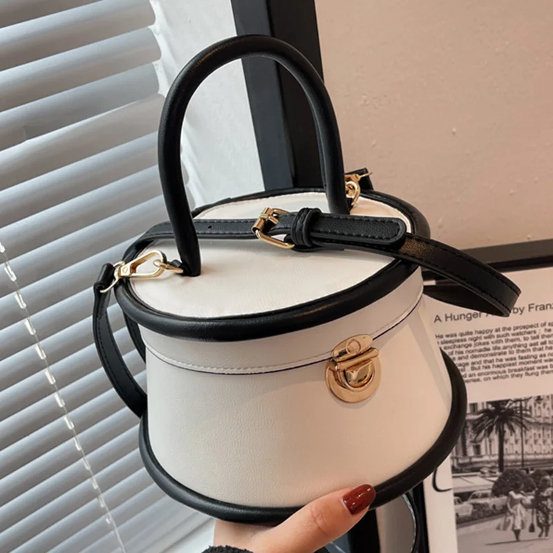 

2022 New Korean Women White Totes Shoulder Bag Female Pu Leather Crossbody Bag Brand Designer Handbag and Purses Bolsa Feminina