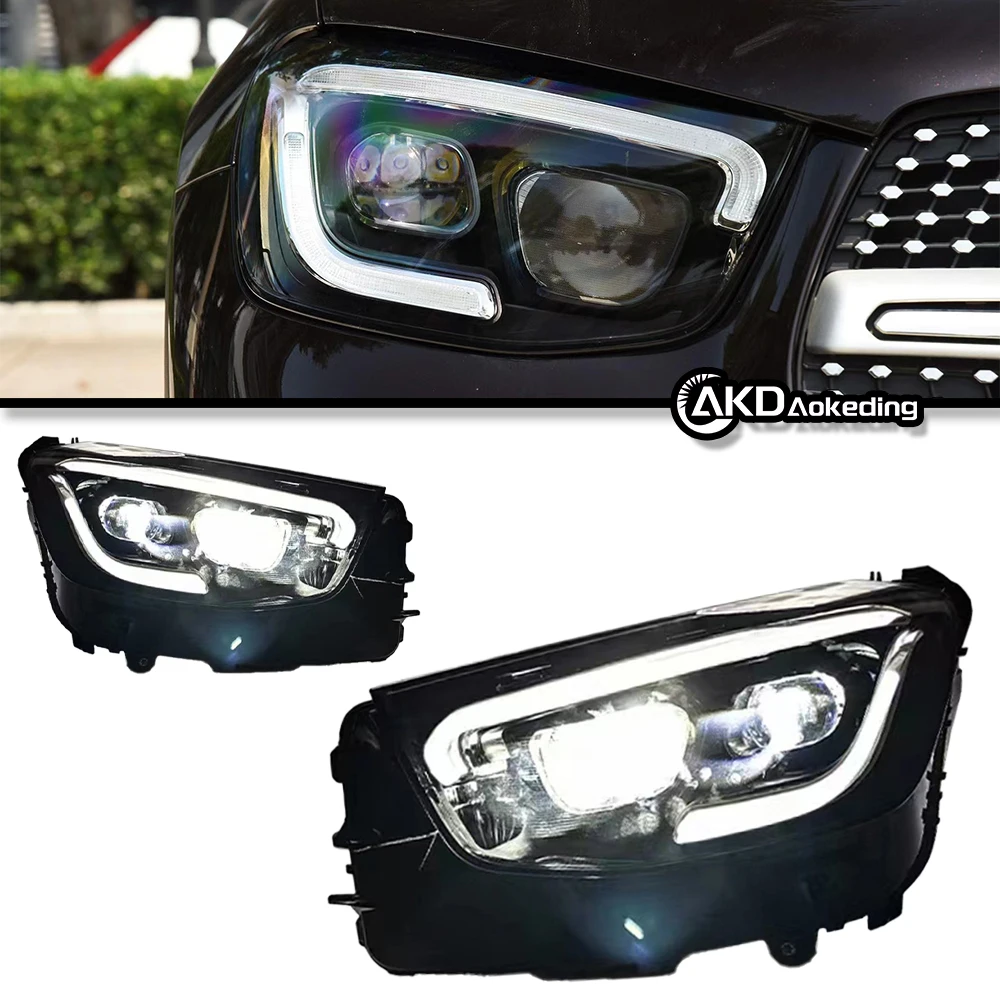 Auto Parts For Benz GLC Headlights 2016-2019 C253 GLC260 GLC300 latest Styling LED DRL Dual Projector Car Accesorios Modified