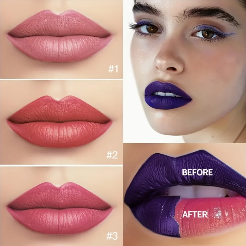 Lip Gloss Peel and Stick Set Long-lasting Waterproof Transfer Proof Non-stick Cup Natural Peel Off Lip Stain Women's Cosmetics