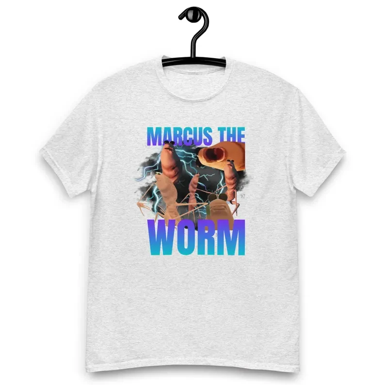 ماركوس الدودة جيمبو جيمس ملعون ميمي Bootleg مضحك ماركوس الدودة للجنسين الكلاسيكية المحملة تنفس وناعمة ملابس للرجال #4