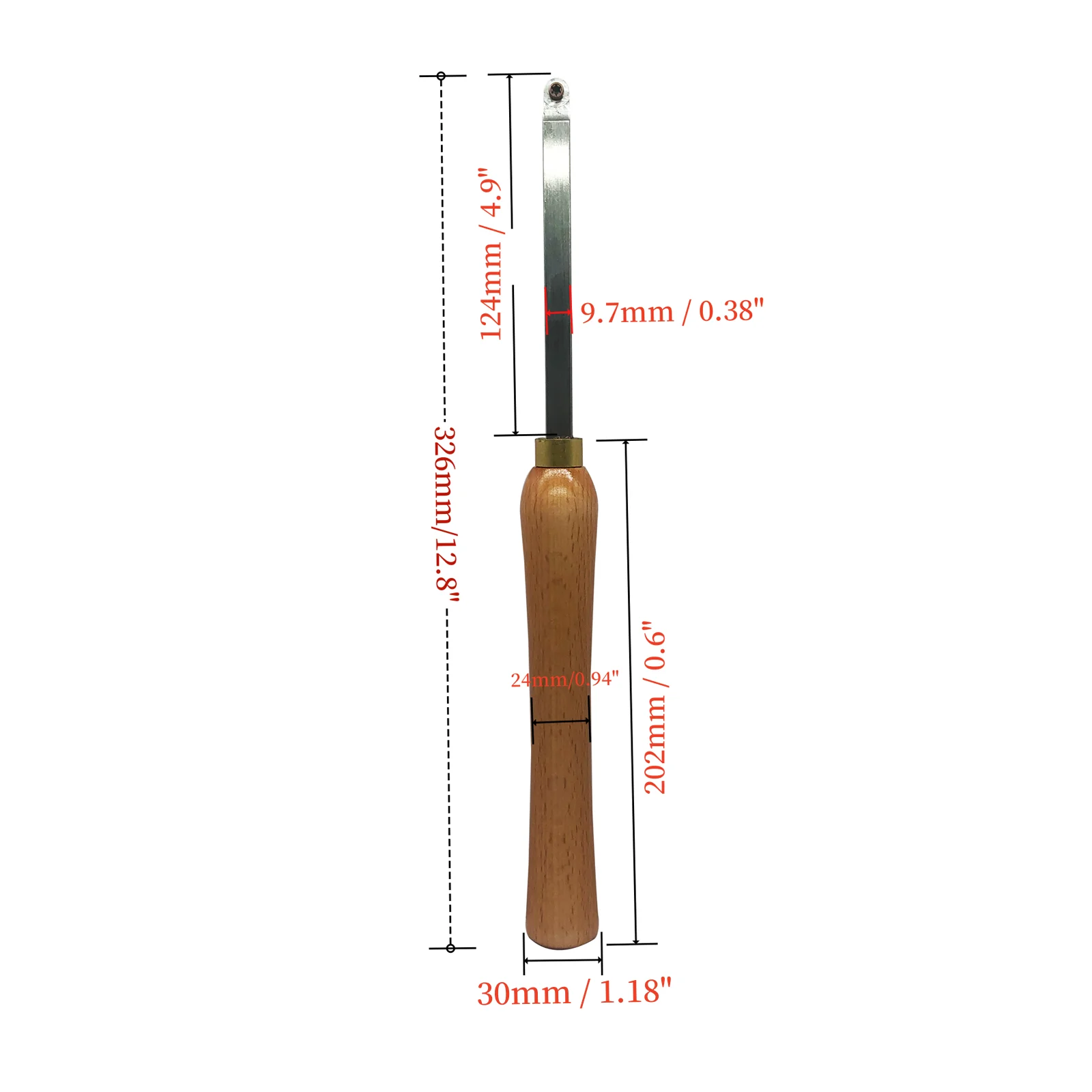 Woodturning Carbide Wood Turning Tool Set of  Rougher Detailer Finisher Lathe Tools for Woodturning+1pc round shaped insert