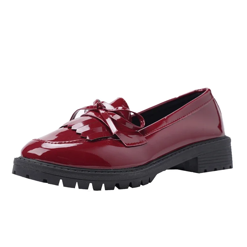 Casual Round Toe Rubber Pumps for Women2024new Hot Sale Summer Fashion Deep Mouth Ladies Shoes Slip-on Low Heel Pu Pumps Zapatos image 6