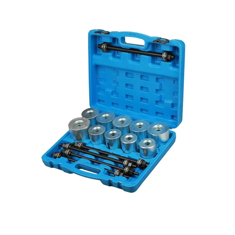 27pcs Universal Press and Pull Sleeve Kit Bushing Bearing Seal Driver Removal Tool Set Silent Bearing Tools