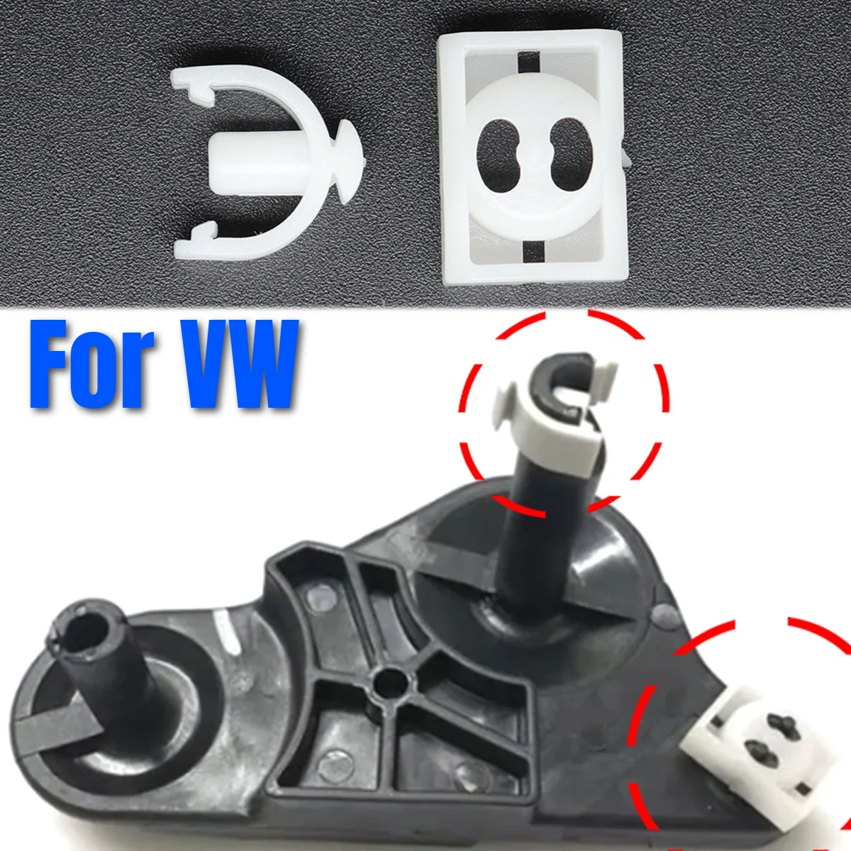 Gear Selector Mechanism Front Sliding Shoe 6Q0711550 1K0711522 Automotive For VW Golf Plus MK5 MK6 MK7 Passat B6 B7 Scirocco