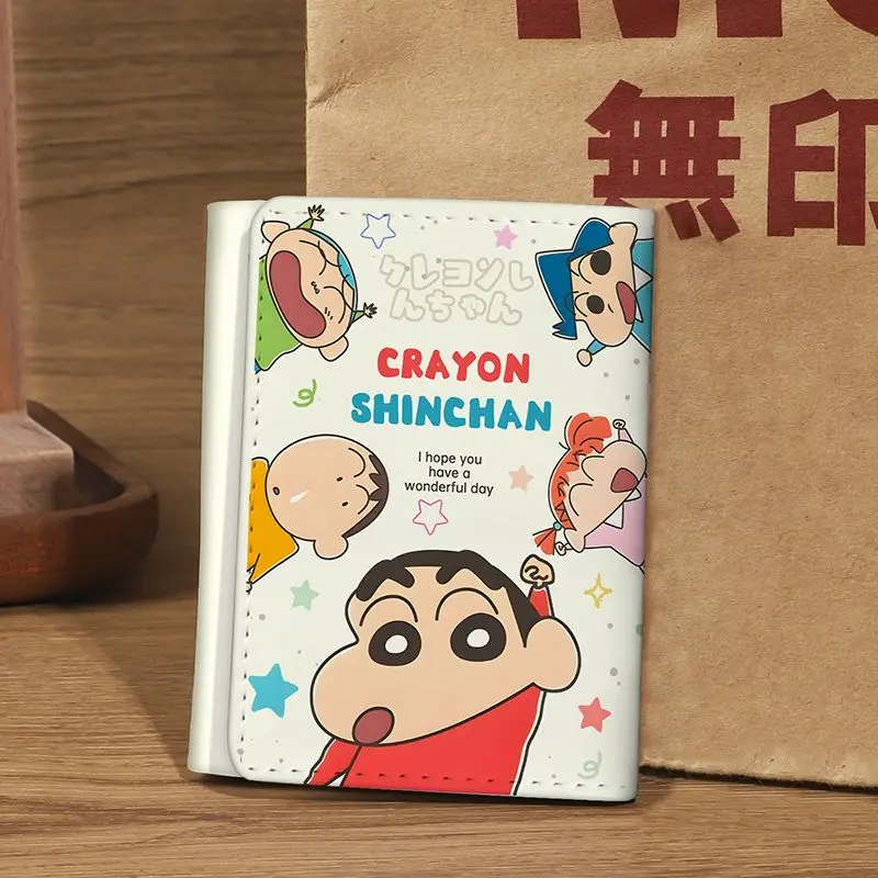 

Anime cartoon Crayon Shin-chan 30% off new student coin purse innovative compact portable anti-corrosion magnetic card bag gift