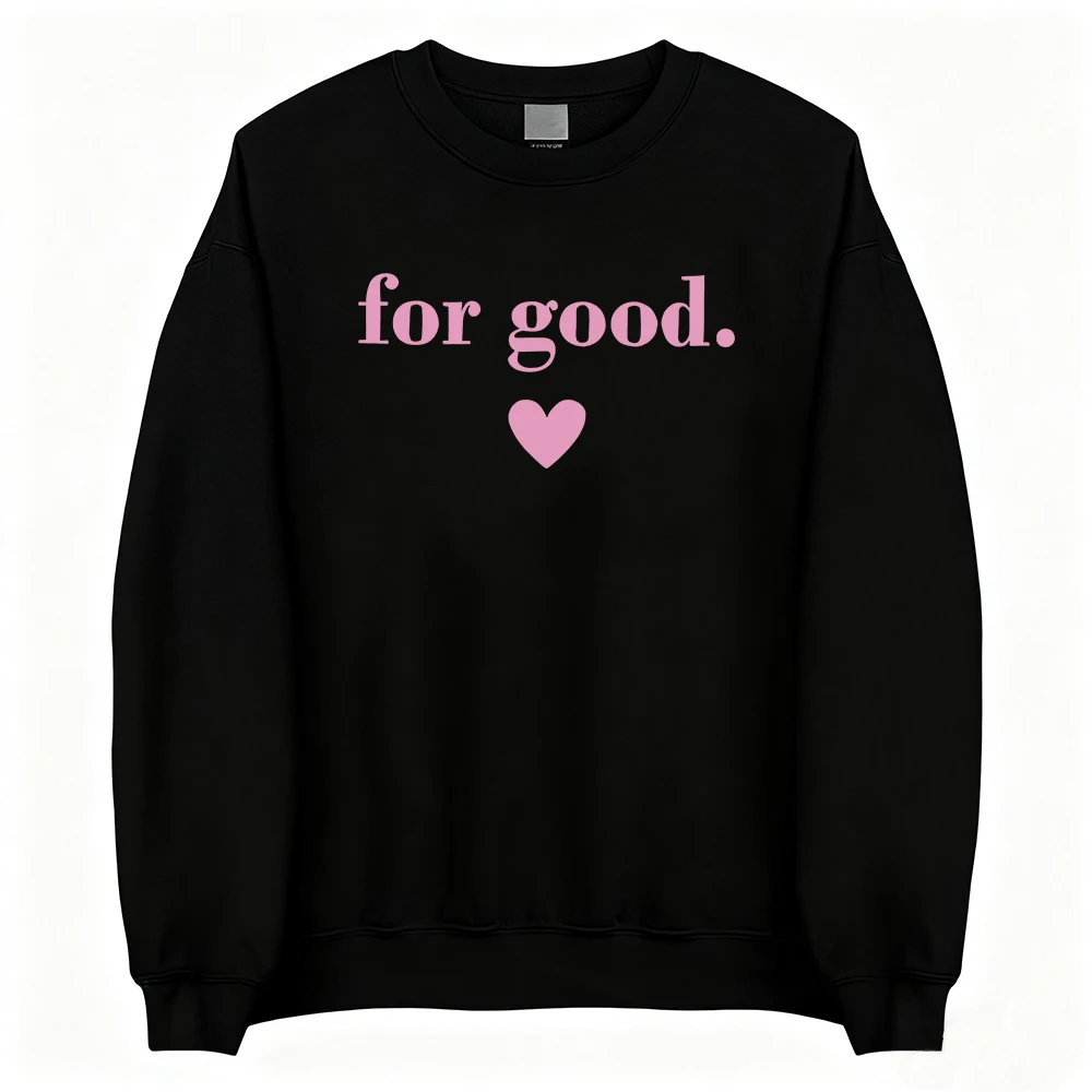 Wicked: for Good The Soundtrack Sweatshirts Cynthia Erivo Ariana Grande Pullovers Long Sleeve Crewneck Women Clothing Hoodies