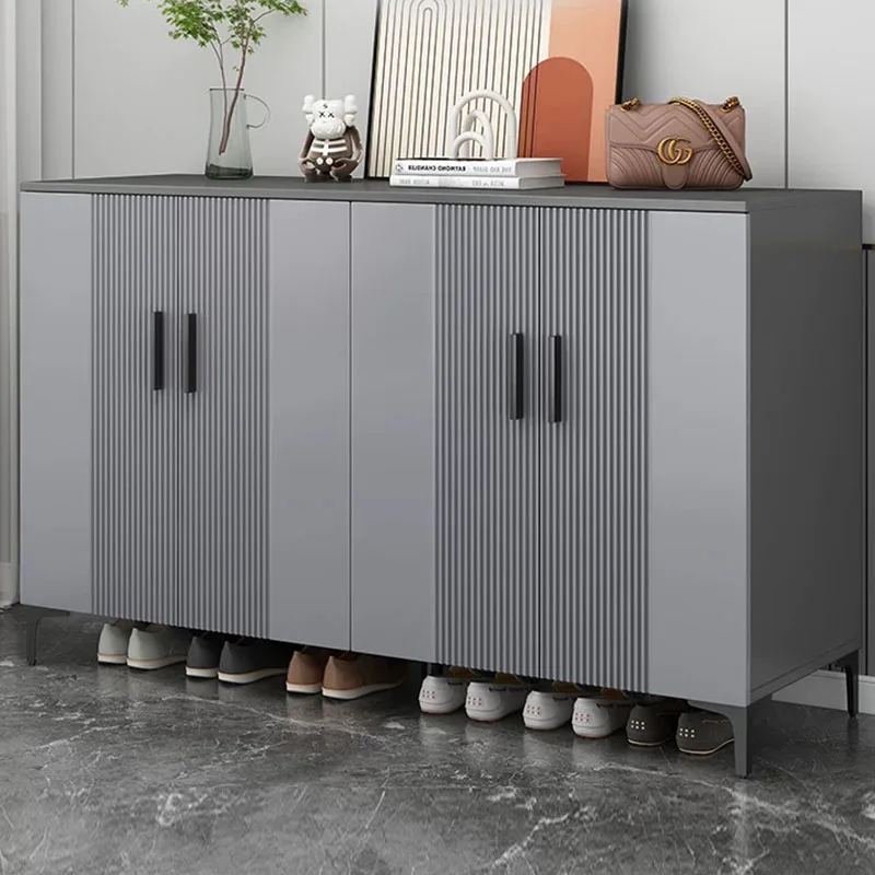 Designer Storage Shoe Cabinet Organizer Living Room Display Mobile Slippers Vertical Shoe Shelf Nordic Muebles Home Furniture