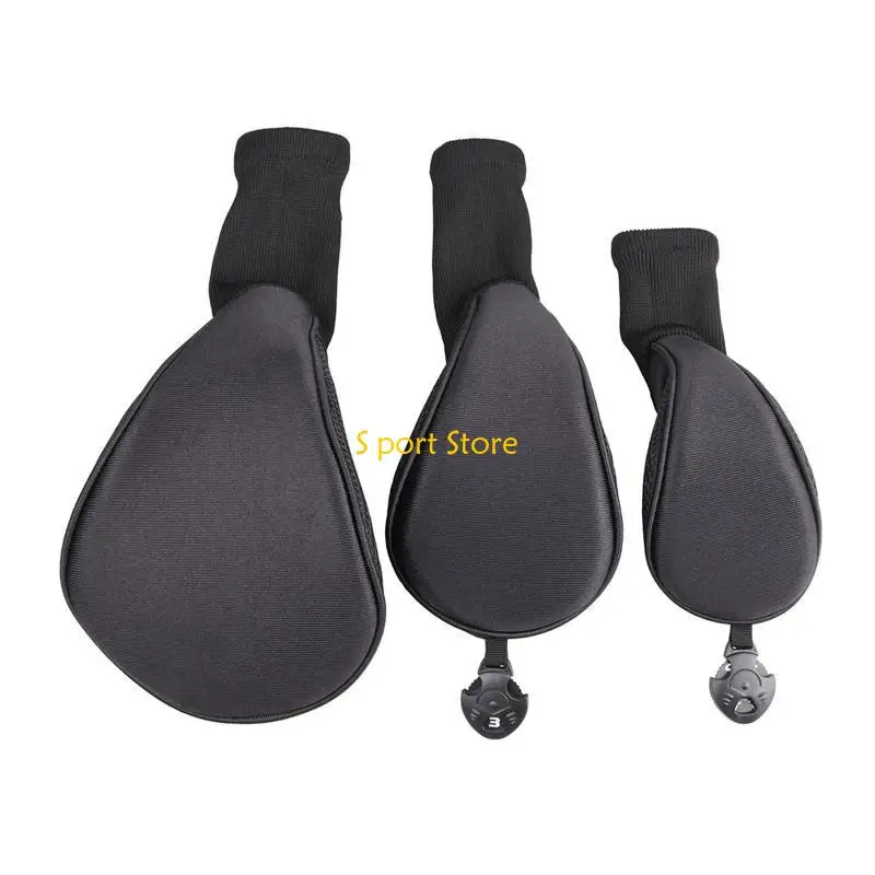 

U2JB 3PCS Golf Club Cover Golf Club Cover для защиты для защиты укрытия длинная шея для H