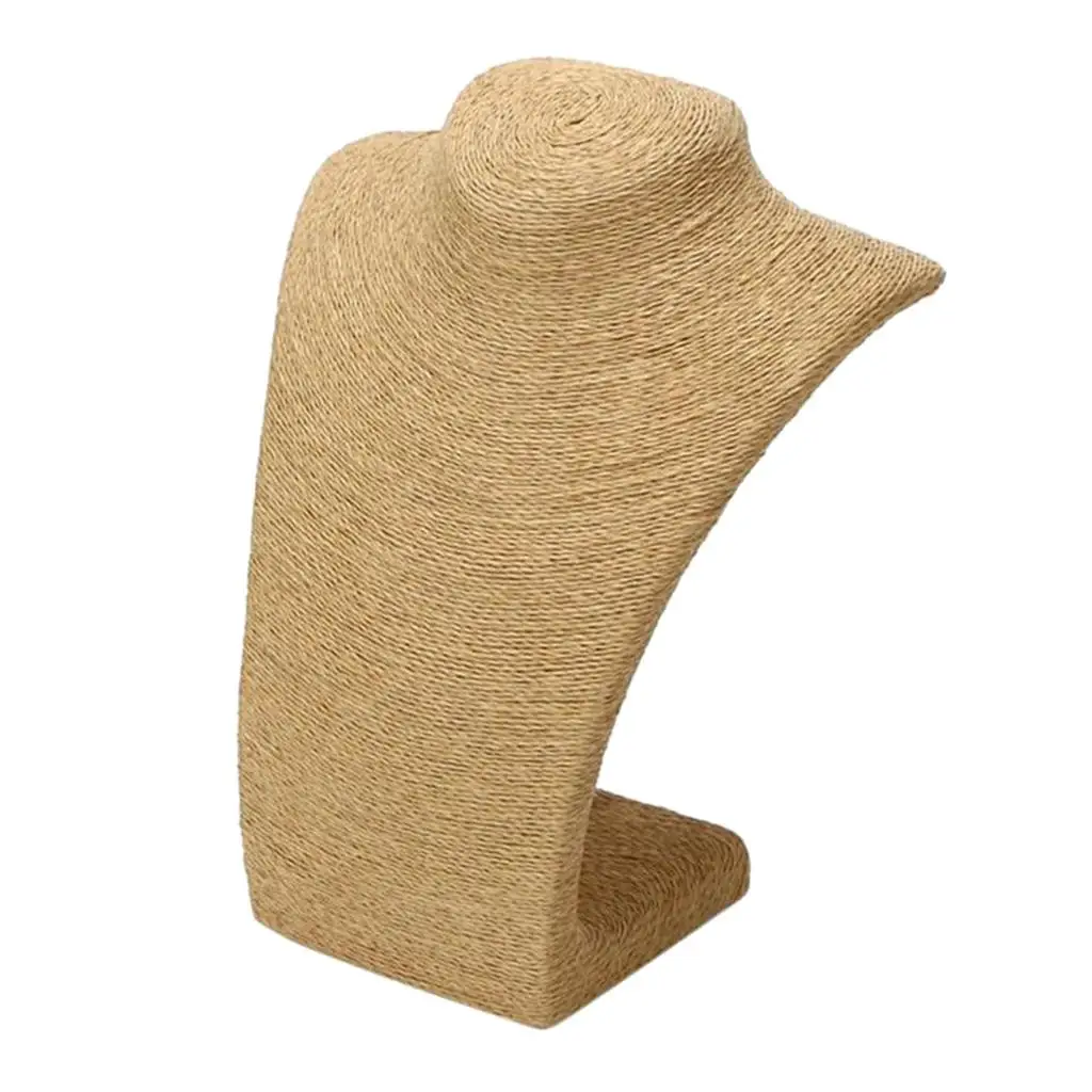 Présentoirs à bijoux en PVC, figurine de collier