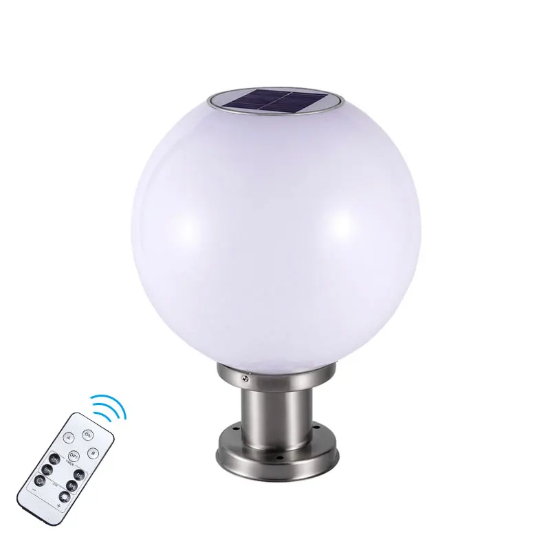 

CHAOYIDIAN LED Solar Light Solar Column Head Lamp Waterproof Garden Landscape Outdoor Ball Lamp Outdoor Fence Light