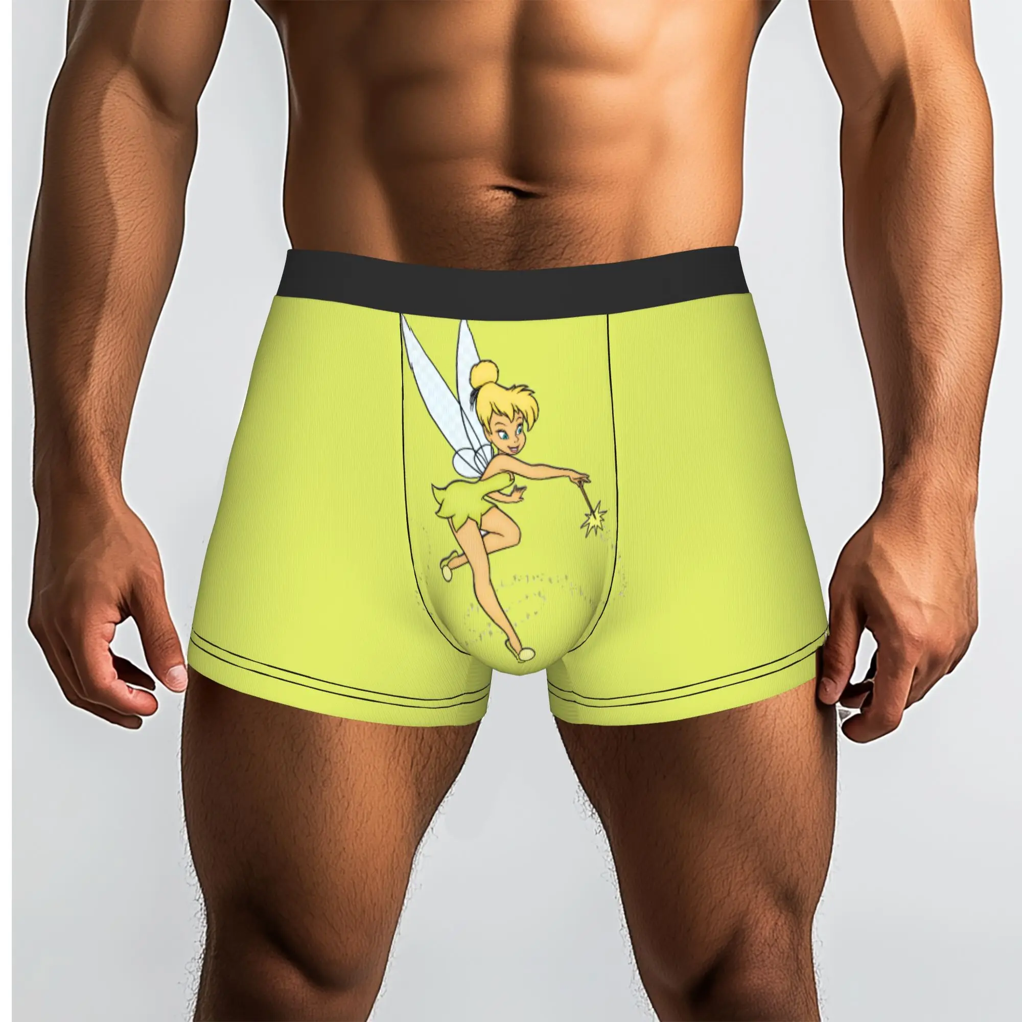 Customized T-Tinker Anime Bell Cute Cartoon Boxer Shorts For Men 3D Print  Underwear Panties Briefs Soft Underpants