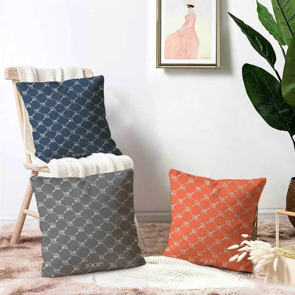 Printed J-Joops Office Cushion Pillowcase Car Cushion Cover45X45CM Lumbar Pillowcase Sofa Pillowcover