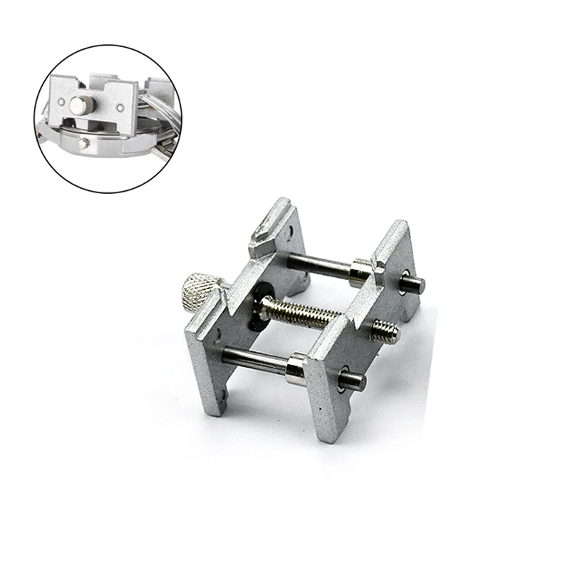 Wspornik ruchu zegarka podstawa montażowa plastikowy wielofunkcyjny klips naprawa zegarków narzędzie do wyrobu biżuterii zestawy szkła powiększającego