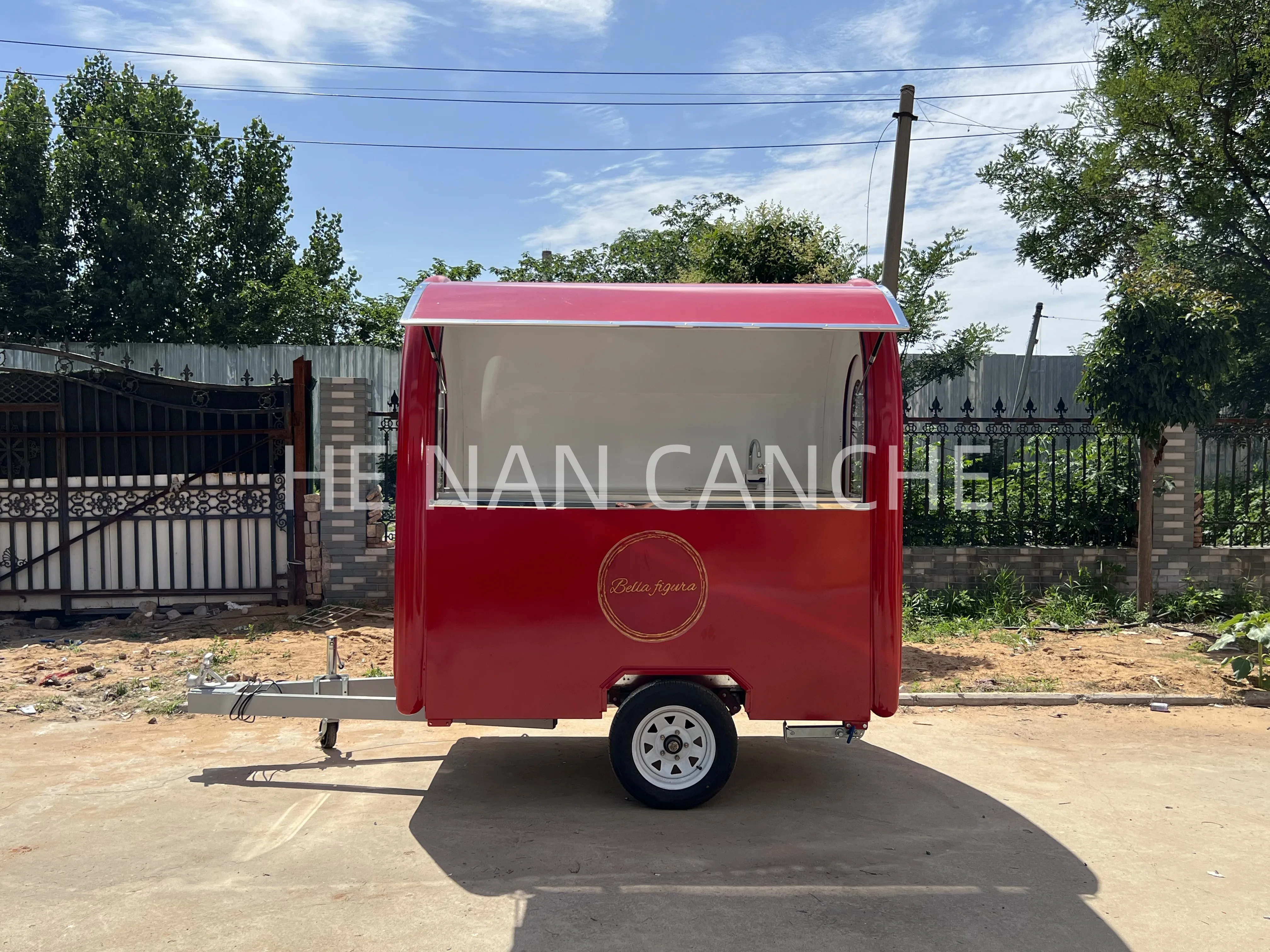 Mini donut cart /portable food stand / portable mini food trailer truck with donut