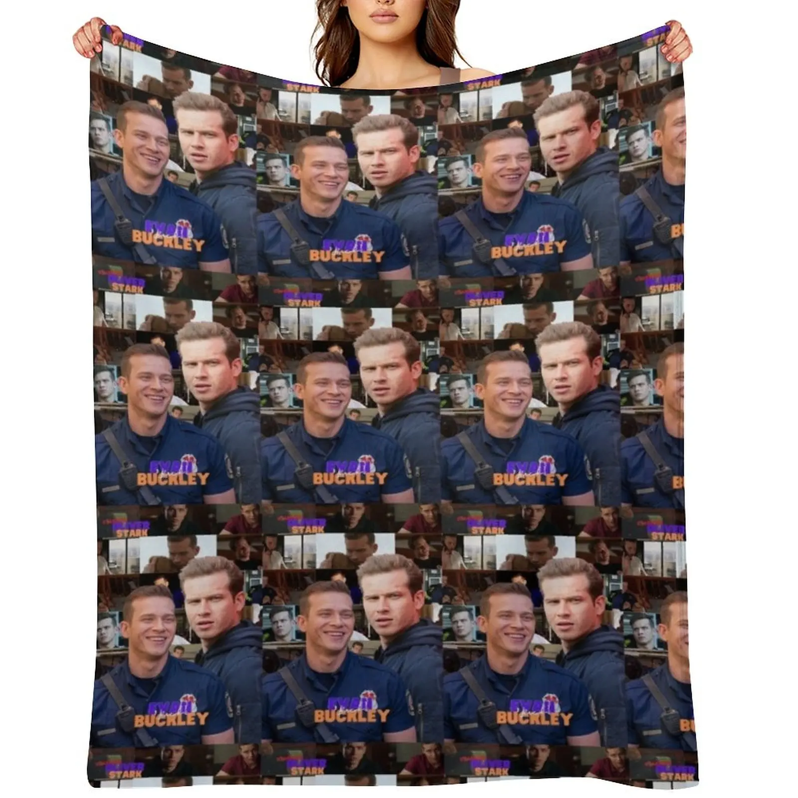 

Evan ' Buck ' Buckley 9-1-1 Throw Blanket Thins Sleeping Bag Decorative Beds Plush Blankets