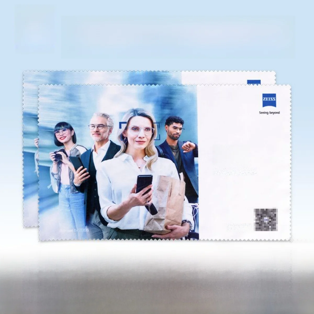 Zeiss Independent Packaging Lens Cleaning Cloth for Glasses And Phone Computer Screen Ultra-Fine Fiber Cloth for Care And Mai...