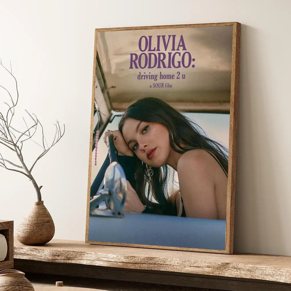 Sängerin O-Olivia R-Rodrigo Poster Moderne Ästhetische Wandkunst Druck Trendiges Schlafzimmer Wohndekor Geschenk – Detail 11