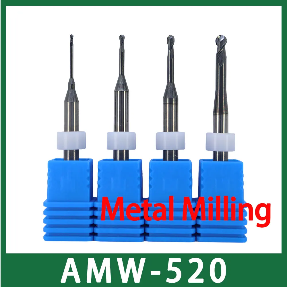 Milling Burs Compatible with Aidite AMW520 AMM520 for Titanium, Lithium Disicilicate, PMMA