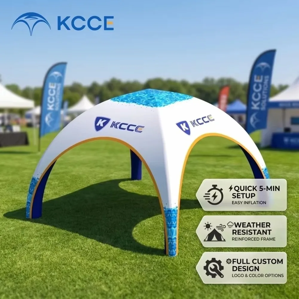 Custom Inflatable Dome Tent Waterproof Outdoor Event Tent 4 Legged Canopy for Trade Show Exhibition Garden Party