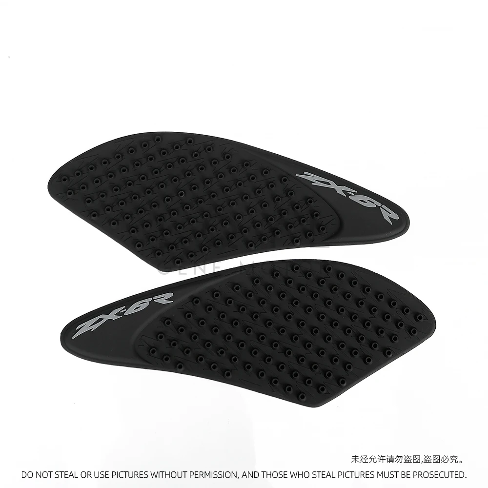 Motorcycle Sticker Anti slip Fuel Tank Pad 3M Side Gas Knee Grip For Kawasaki ZX-6R 2007-2008 ZX6R 2007 2008 ZX 6R 07 08